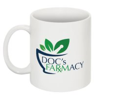 Doc's Farmacy coffee mug